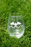 Stony Brook Post Office Eagle Stemless Glass