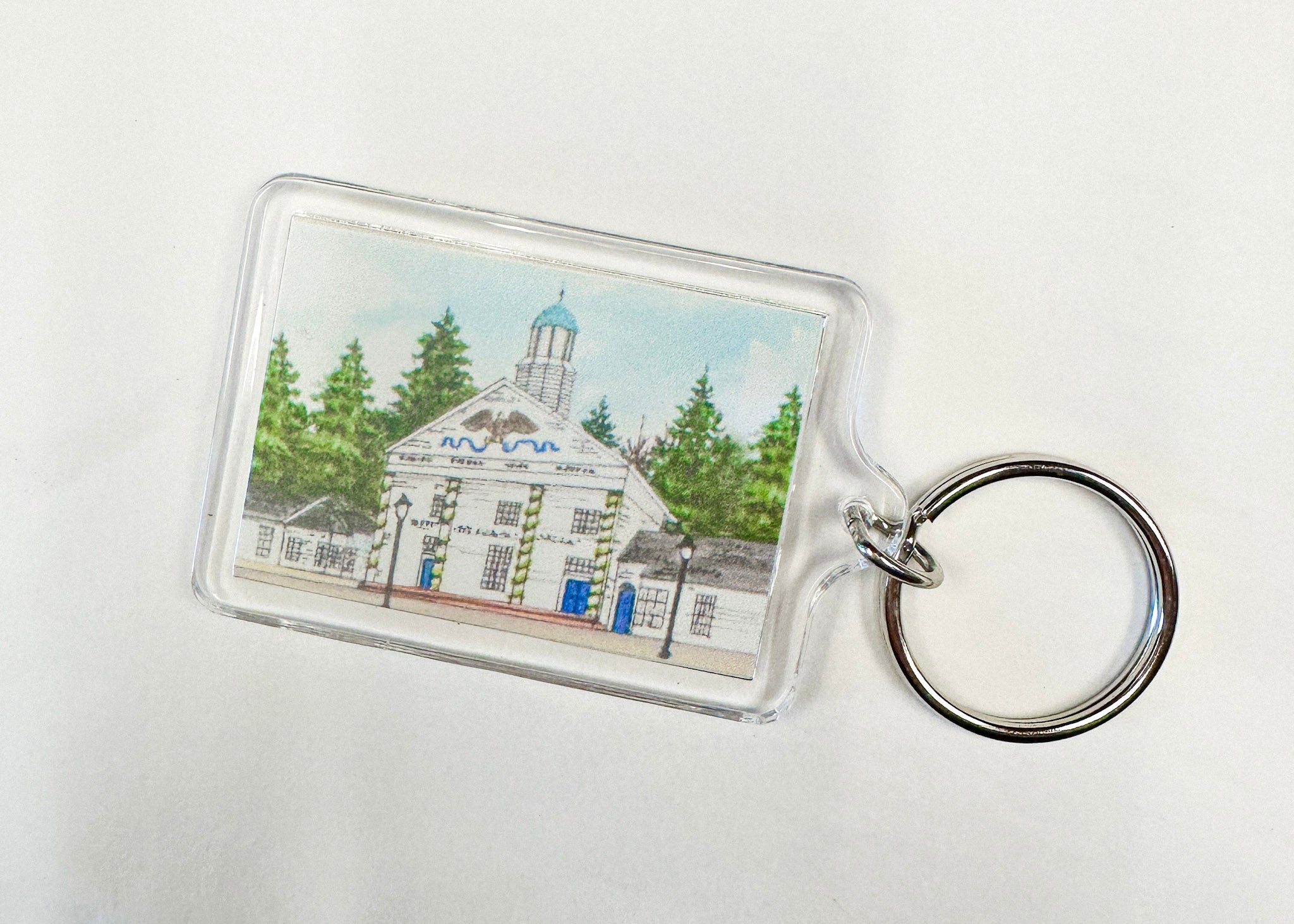 Stony Brook Village Post Office Keychain