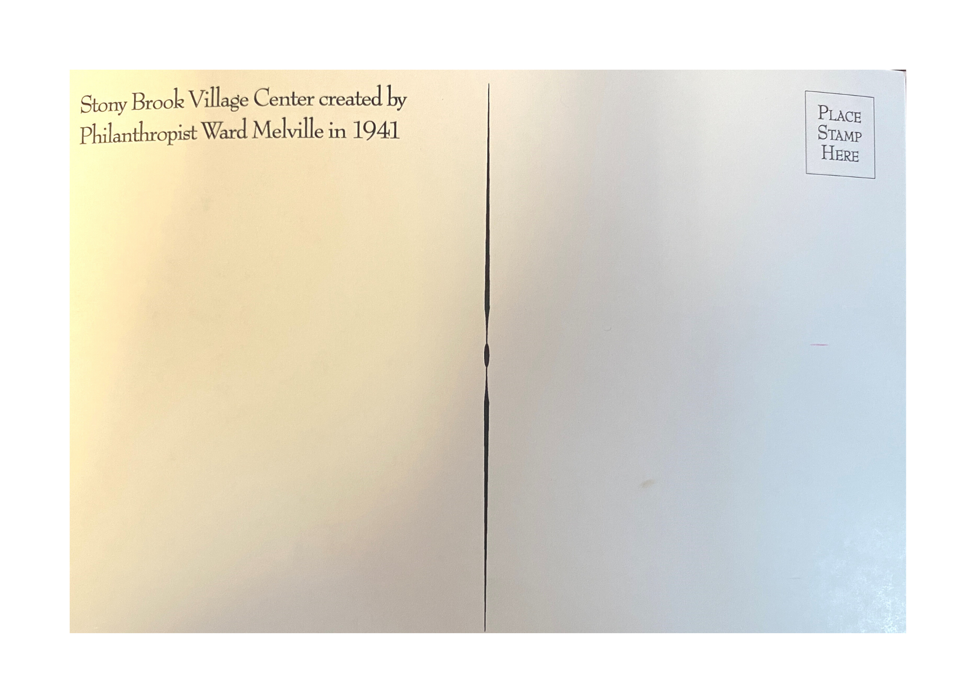 Stony Brook Village Post Card