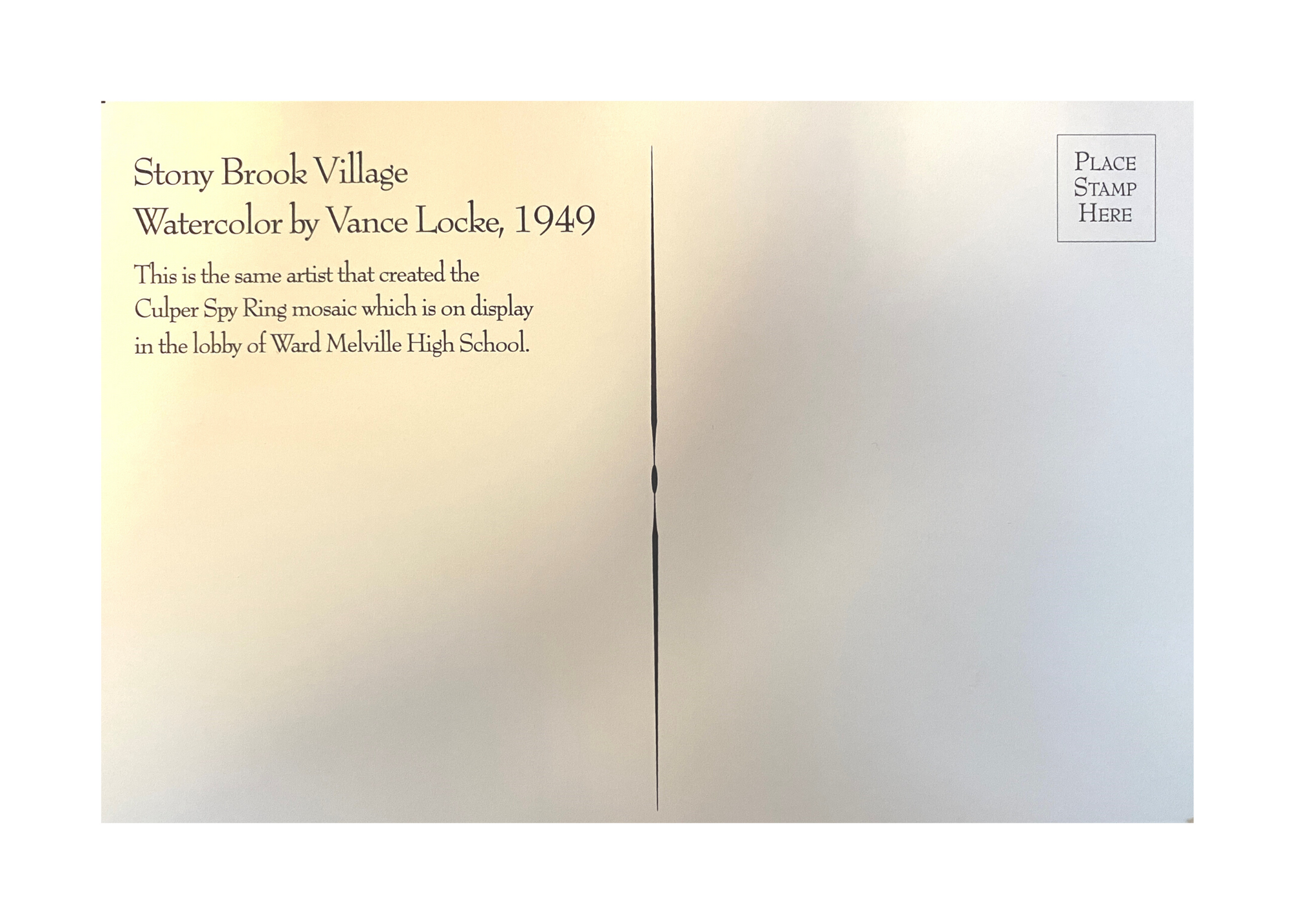 Stony Brook Village Post Card