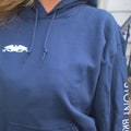 Stony Brook Village Navy Sweatshirt - Small Eagle Logo